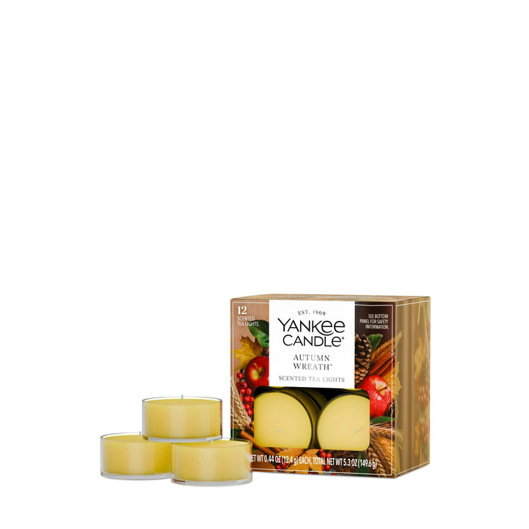 Autumn Wreath™ Scented Tea Light Candles P8