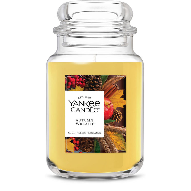 Autumn Wreath™ Original Large Jar Candle J4