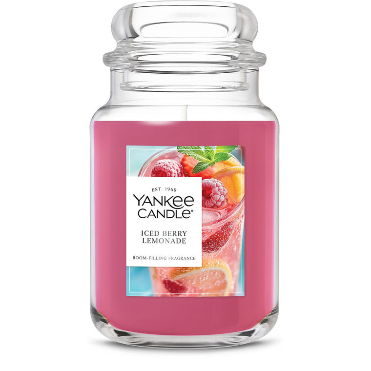 Iced Berry Lemonade Original Large Jar Candle Z0