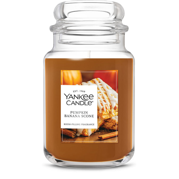 Pumpkin Banana Scone Original Large Jar Candle J2