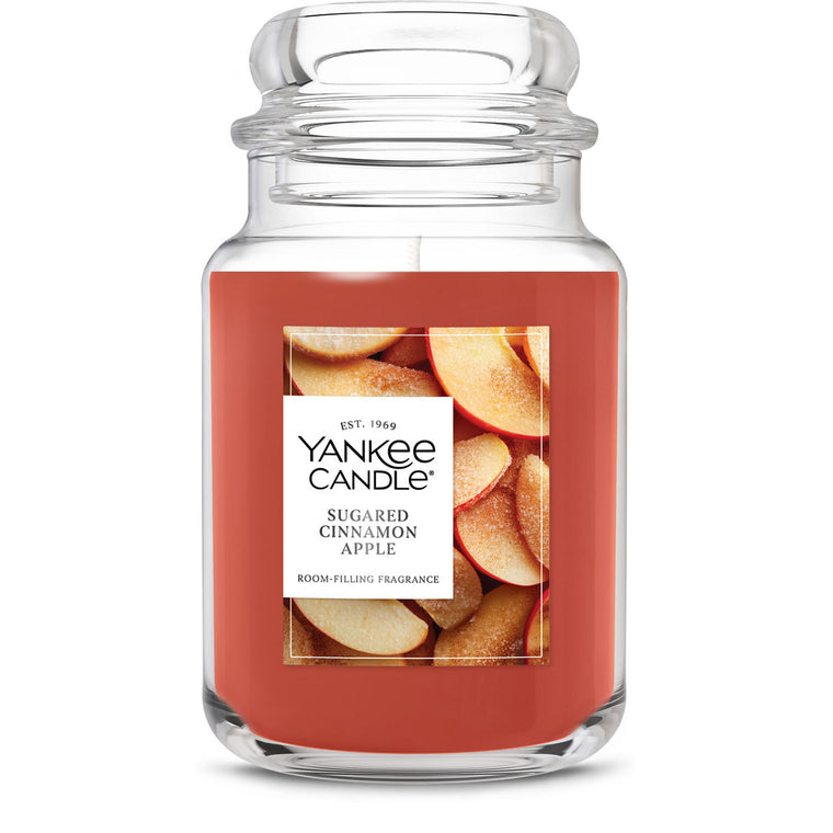 Sugared Cinnamon Apple Original Large Jar Candle T1