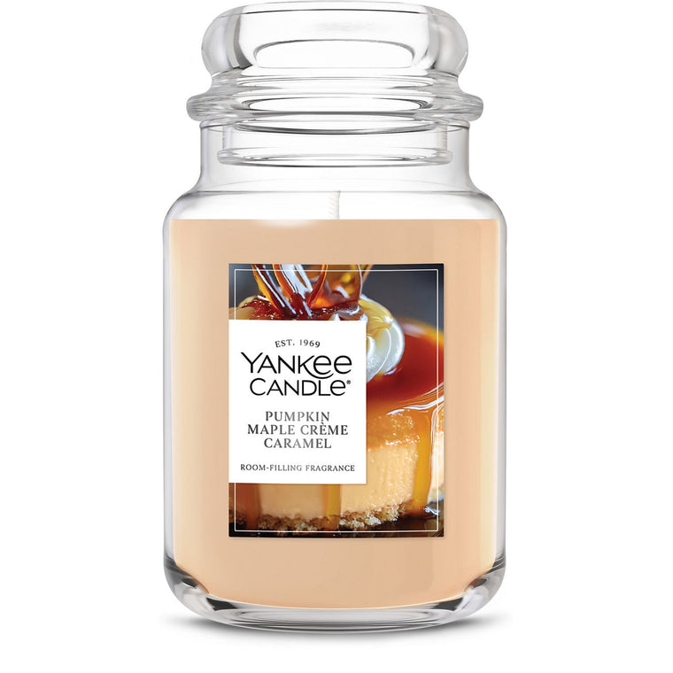Pumpkin Maple Crème Caramel Original Large Jar Candle C2