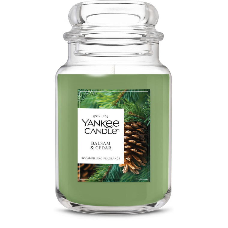 Balsam & Cedar Original Large Jar Candle T7