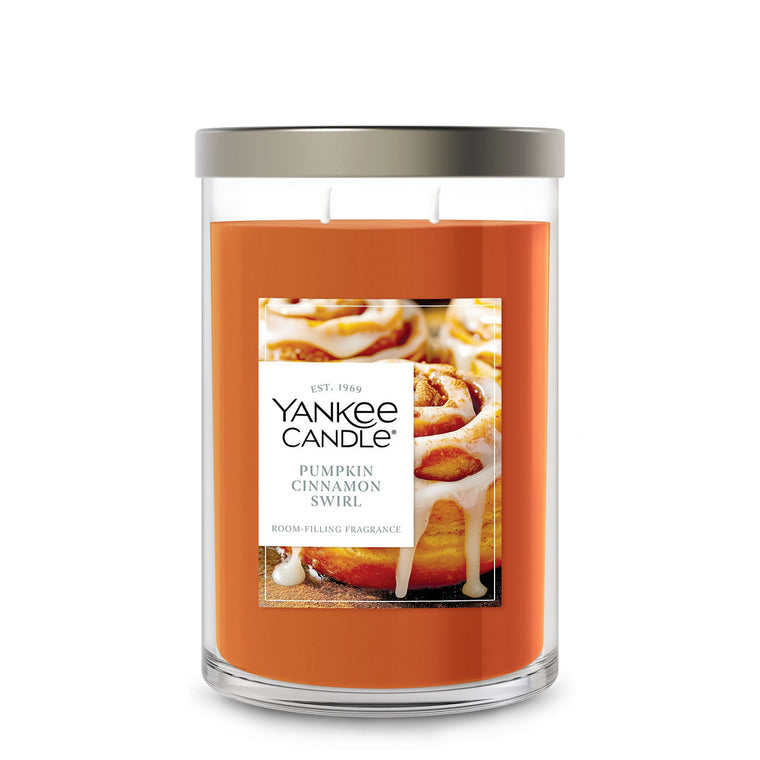 Pumpkin Cinnamon Swirl Large Tumbler Candle W9