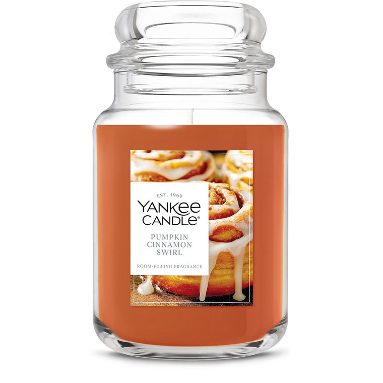 Pumpkin Cinnamon Swirl Original Large Jar Candle C5