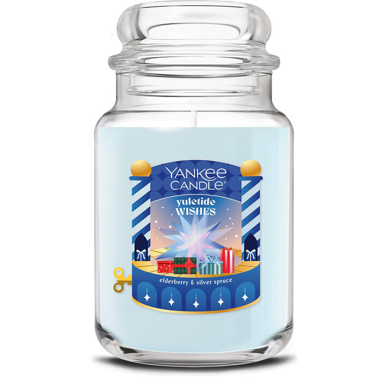 Yuletide Wishes Original Large Jar Candle K8