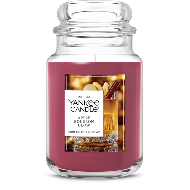 Apple Bourbon Glow Original Large Jar Candle O2