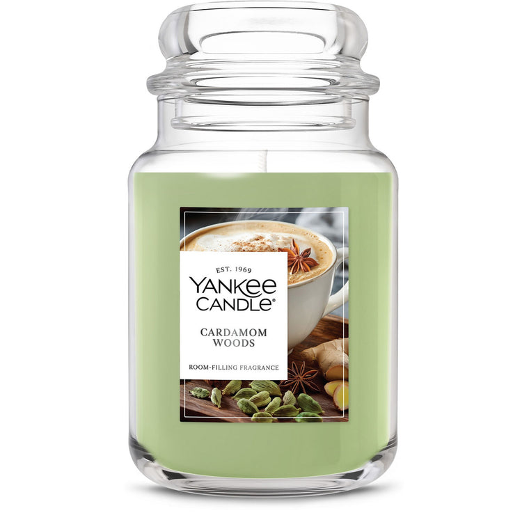 Cardamom Woods Original Large Jar Candle I0