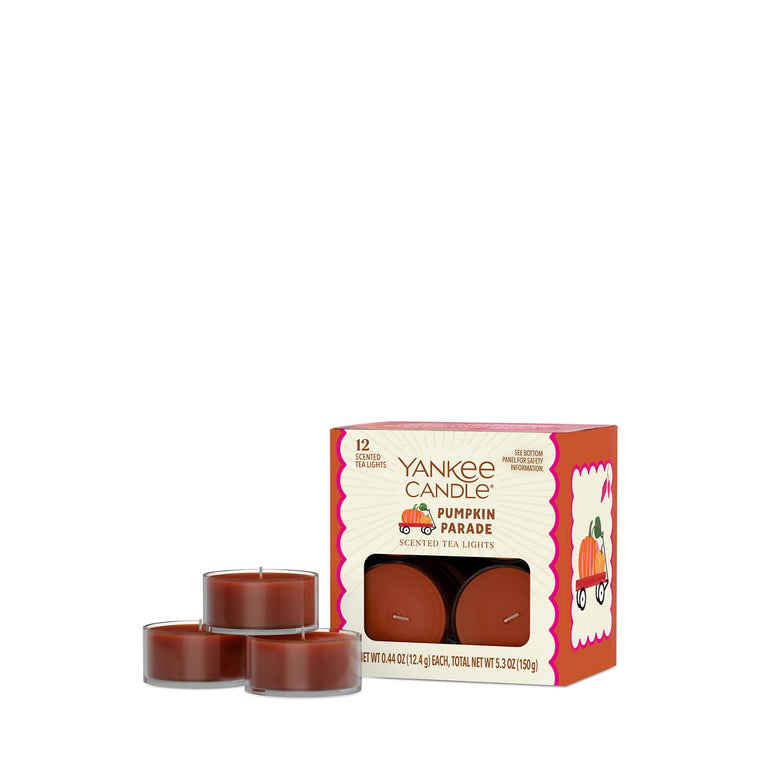 Pumpkin Parade Scented Tea Light Candles W9