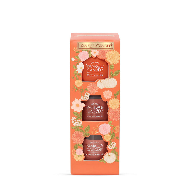 Pumpkin Season Minis Candle Gift Set Trio X6