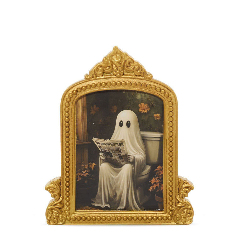 Reading Ghost Portrait Tea Light Candle Holder R7