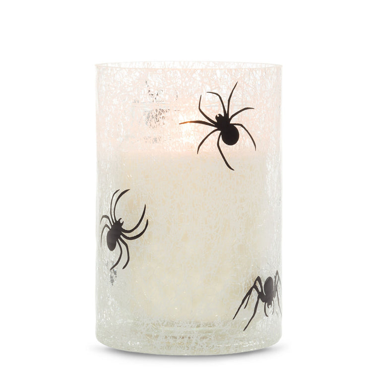 Spider Web Jar Candle Holder F3