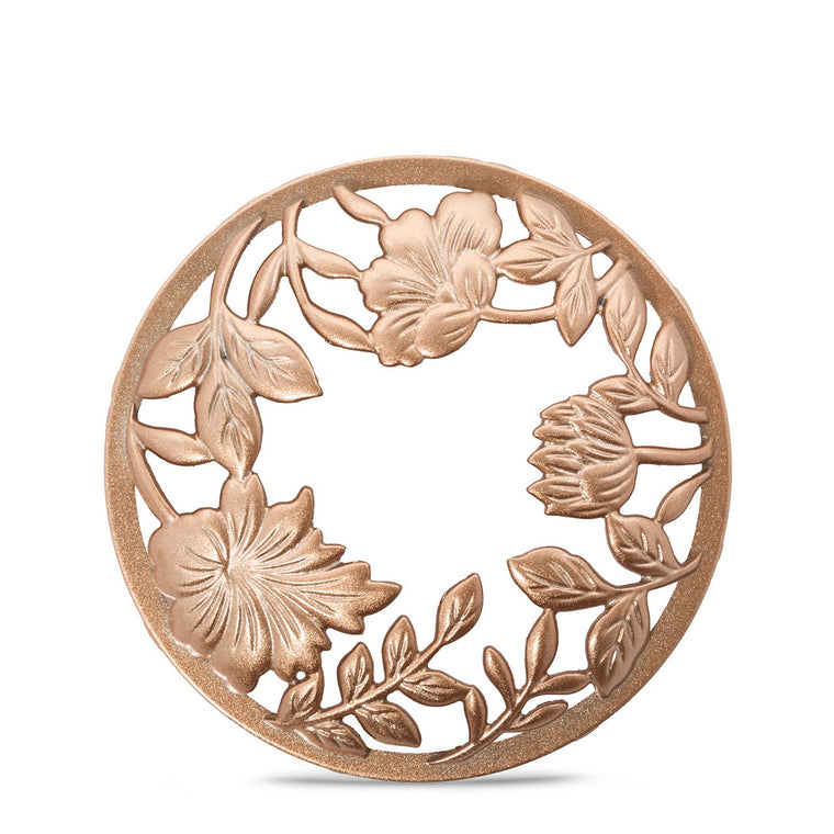 Floral Etch Illuma-Lid® Jar Candle Topper B6