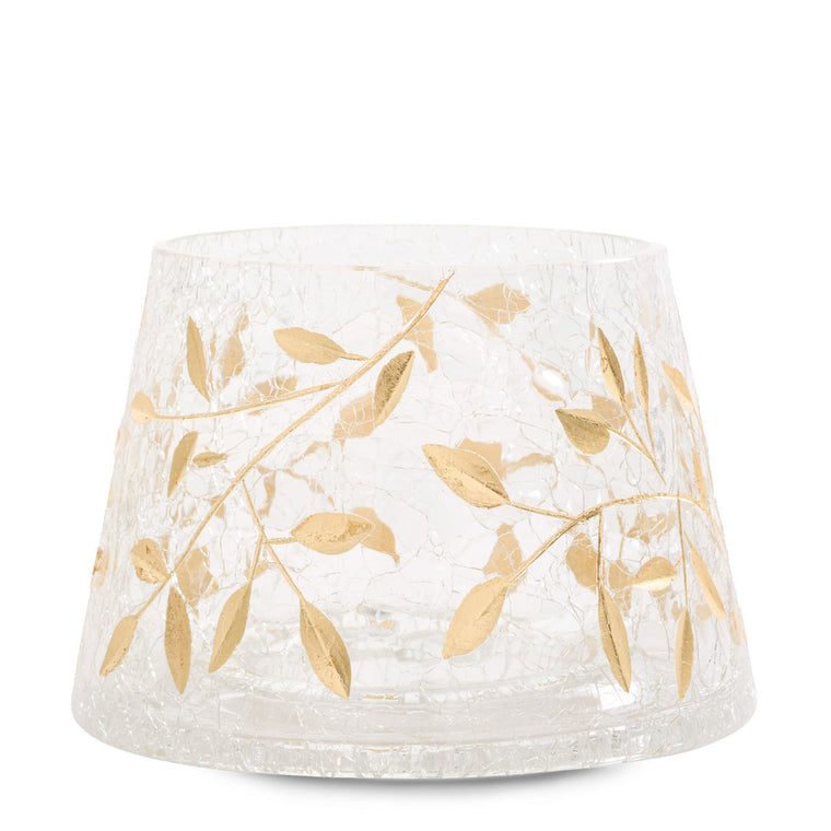 Gold Blossom Jar Candle Shade H6