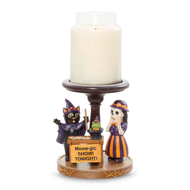 Bonebury Lane Meow-gic Show Candle Pedestal K7
